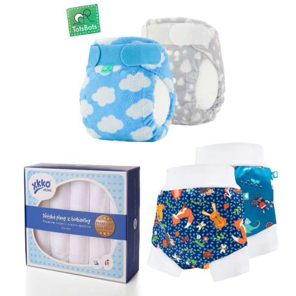 TotsBots & Little Clouds Newborn Nacht Mixed Paket (inkl. GRATIS-Artikel)