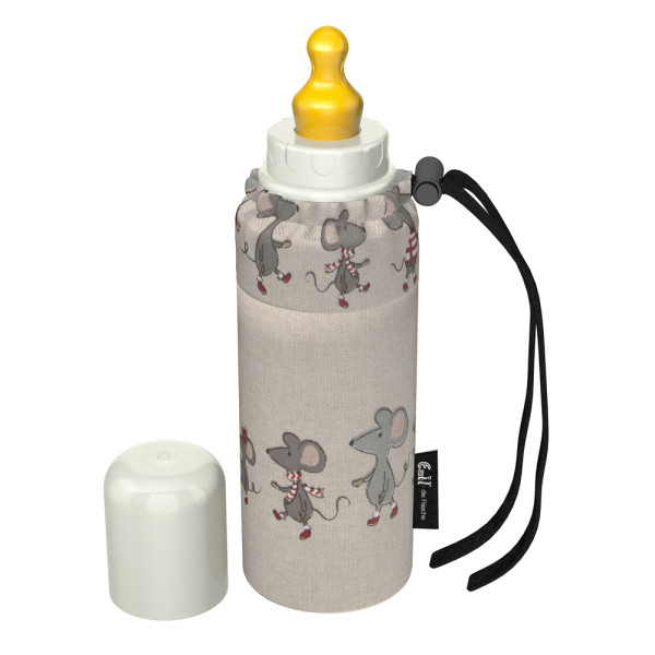 Emil - Babyflasche (250ml) - Komplettset - Mäusefreunde (Bio-Baumwolle)