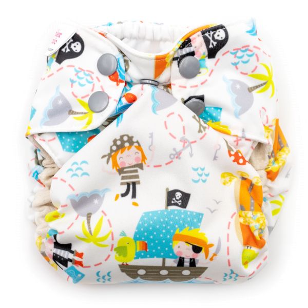 Blueberry - Simplex Newborn (AIO) - Bio-Baumwolle - Pirates