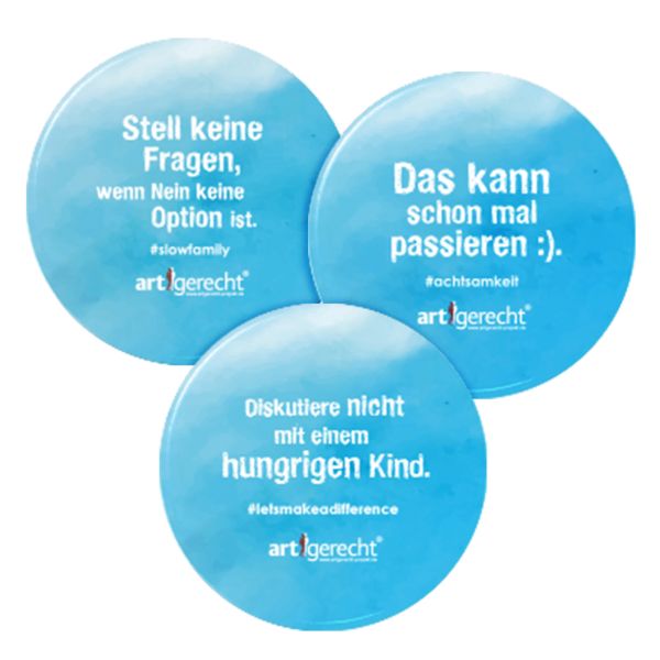 Verschiedene Magnetsets - "Montagsmantras für jeden Tag"