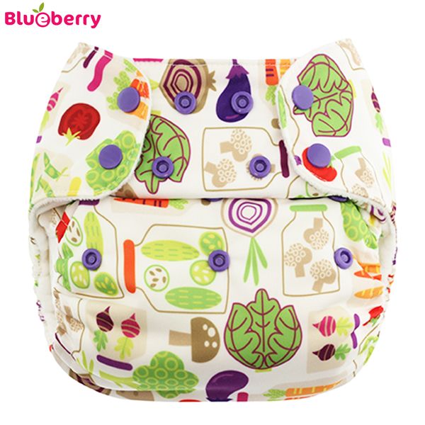 Blueberry - Simplex OneSize (AIO) - Bio-Baumwolle (GOTS) - Veggies