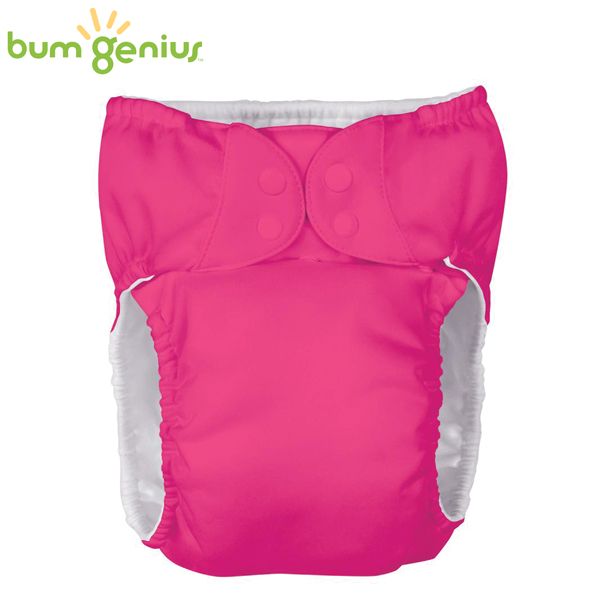 BumGenius XXXL-Pocketwindel - BIGGER (32-55 kg) - Countess (Erdbeer)