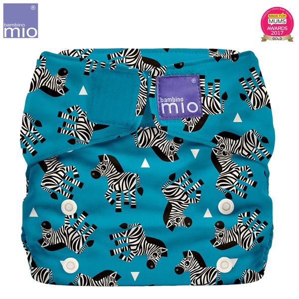 Bambino Mio - MioSolo (All-in-One) One Size Windel - Zebra Crossing