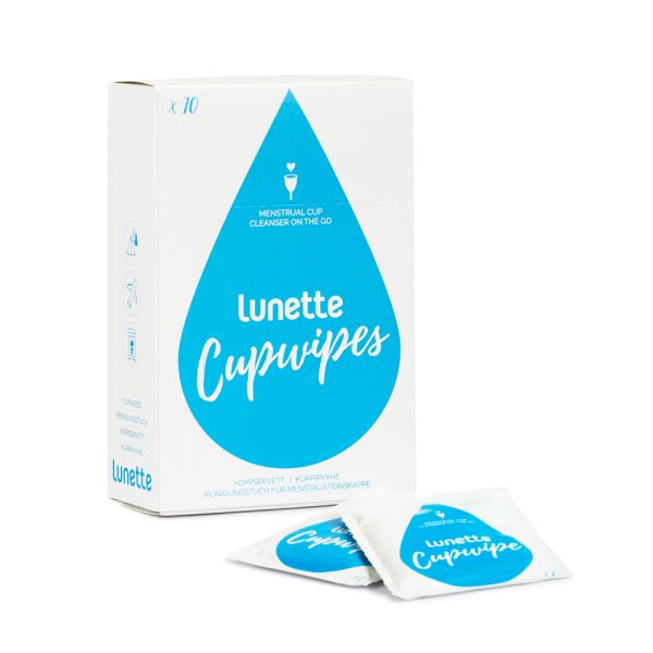 Lunette - Cupwipes Reinigungstücher (10 Stück)