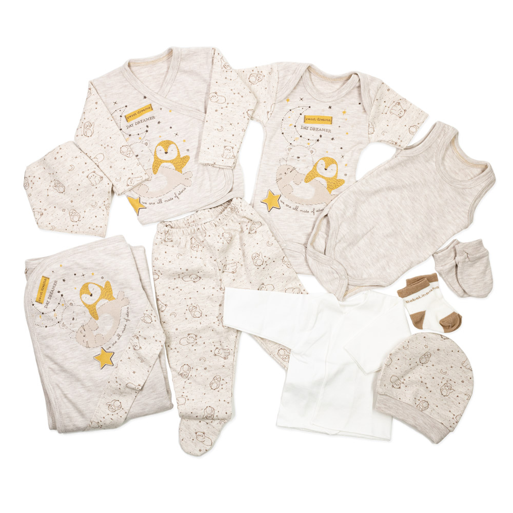 TIASIS® Babybekleidung Baby Erstausstattung Babykleidung Strampler Kleidung SET 