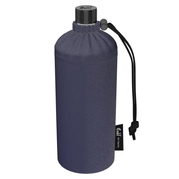 Emil die Flasche (400ml) - Komplettset (Bio-Baumwolle-Überzug) - Jeans