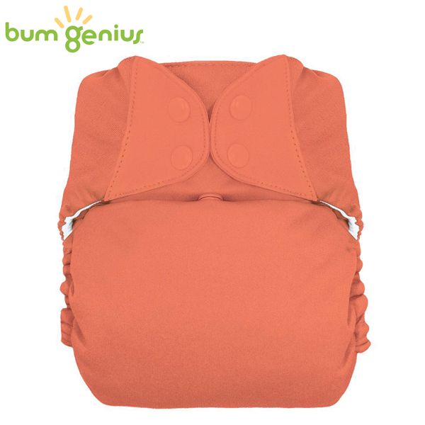 BumGenius XXL-Pocketwindel - BIG (16-32 kg) - Kiss (Orange)