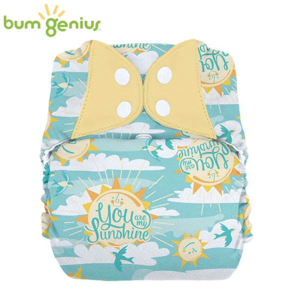 BumGenius XXL-Pocketwindel - BIG (16-32 kg) - My Sun (Muster)